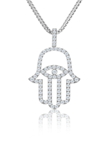 Medi Diamond Hamsa (Fully Iced Out) - Fenom & Co.