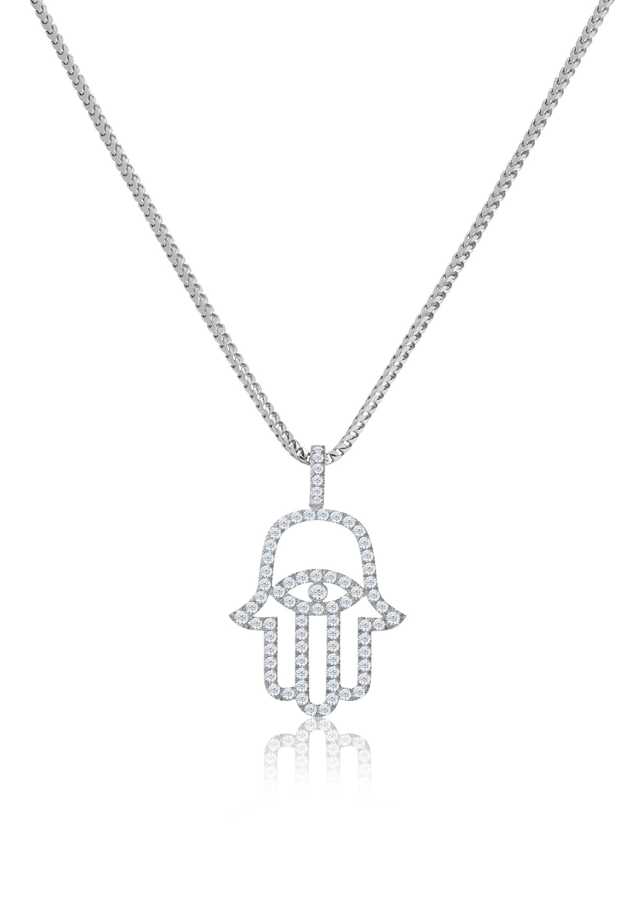 Medi Diamond Hamsa (Fully Iced Out) - Fenom & Co.
