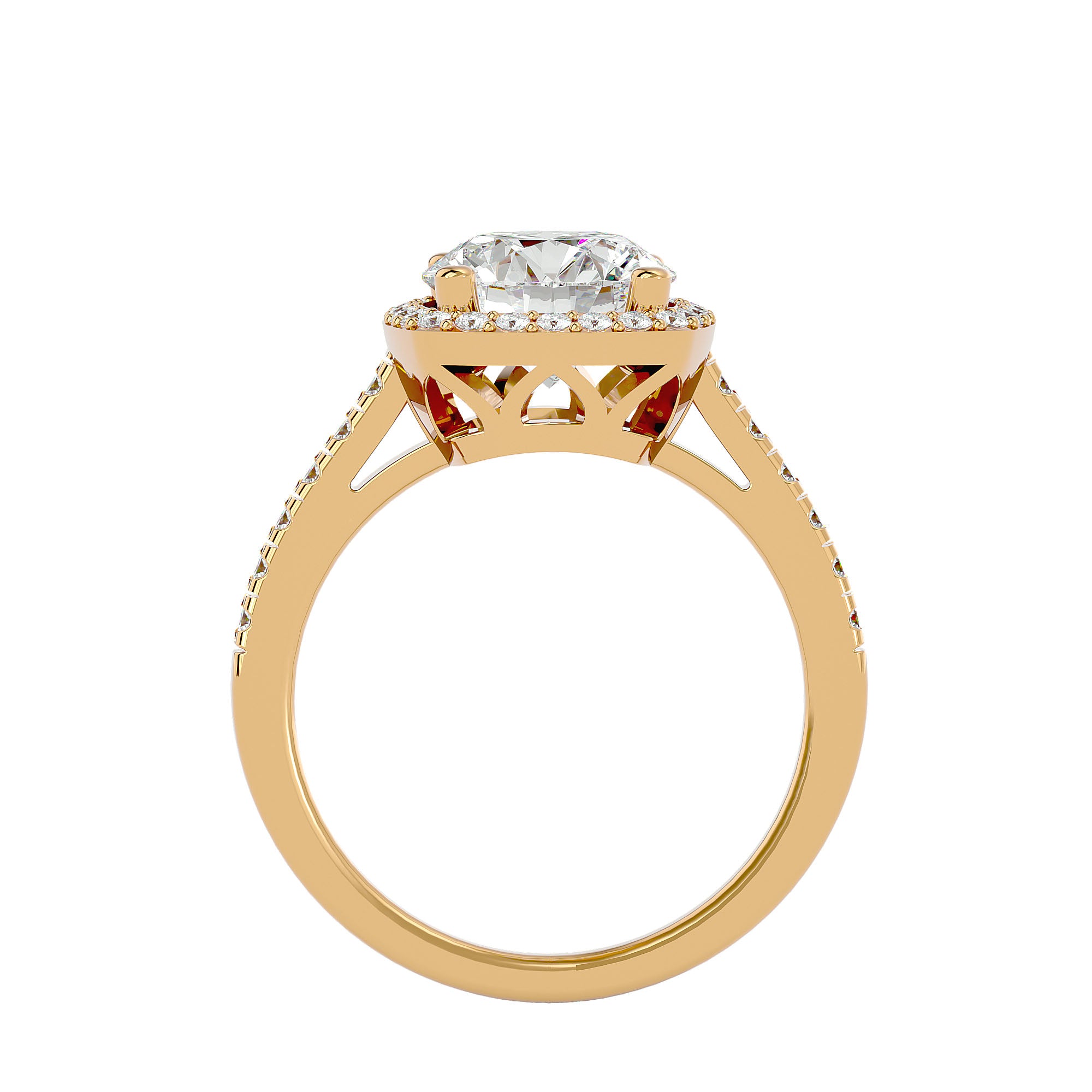 Halo Diamond Ring 2.00ct - Fenom & Co.