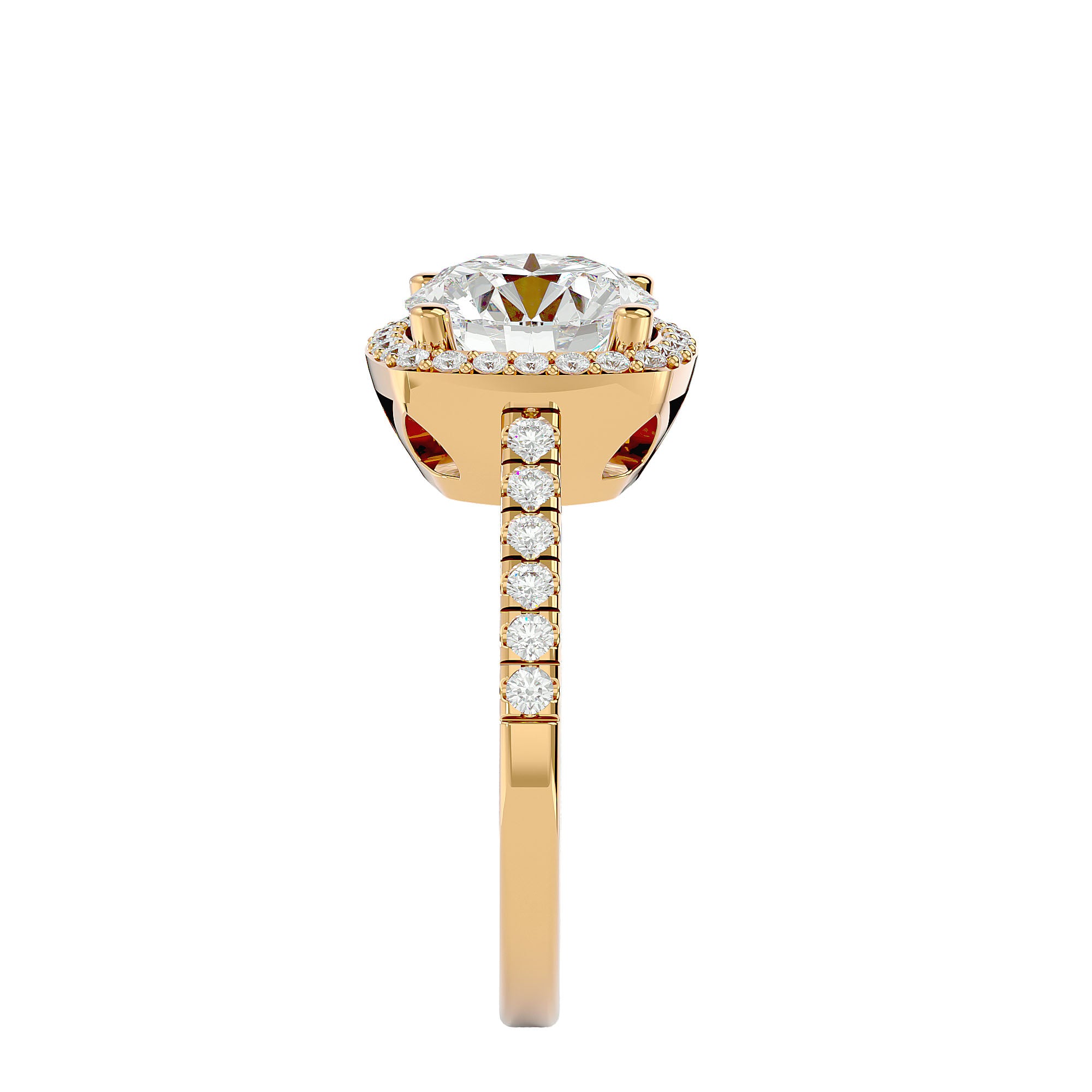 Halo Diamond Ring 2.00ct - Fenom & Co.