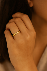 Comfort Solid Gold Ring (2mm) - Fenom & Co.