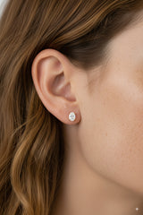 Oval Diamond Earrings 1.0 Carat Lab Diamonds - Fenom & Co.