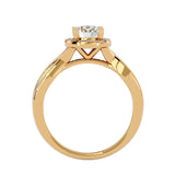 Aria Halo Diamond Ring 1.5ct Center - Fenom & Co.
