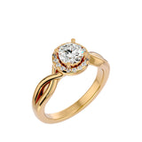 Aria Halo Diamond Ring 1.5ct Center - Fenom & Co.