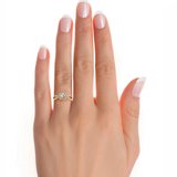 Amoria Halo Diamond Ring 1.5ct Center - Fenom & Co.