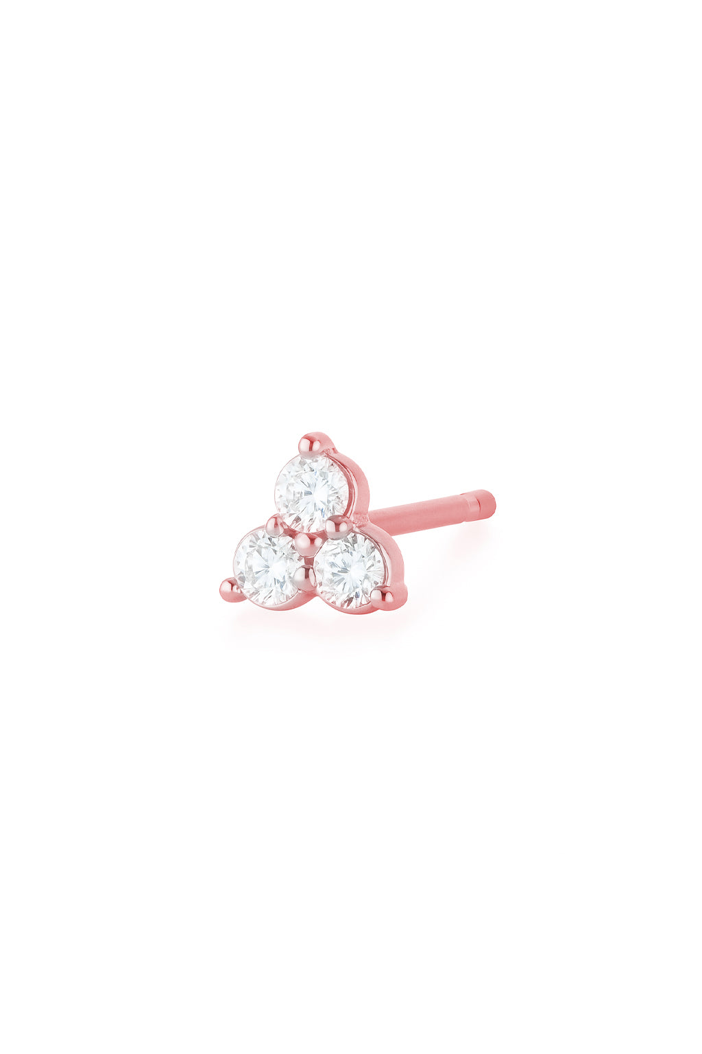 3-Stone Diamond Earrings 0.6ct - Fenom & Co.