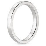 Comfort Flat Solid Gold Ring (2mm) - Fenom & Co.