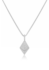 Ethereum Piece Pendant Fully Iced Out - Fenom & Co.