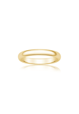 Comfort Solid Gold Ring (3mm) - Fenom & Co.