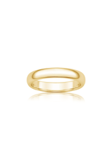 Comfort Solid Gold Ring (4mm) - Fenom & Co.