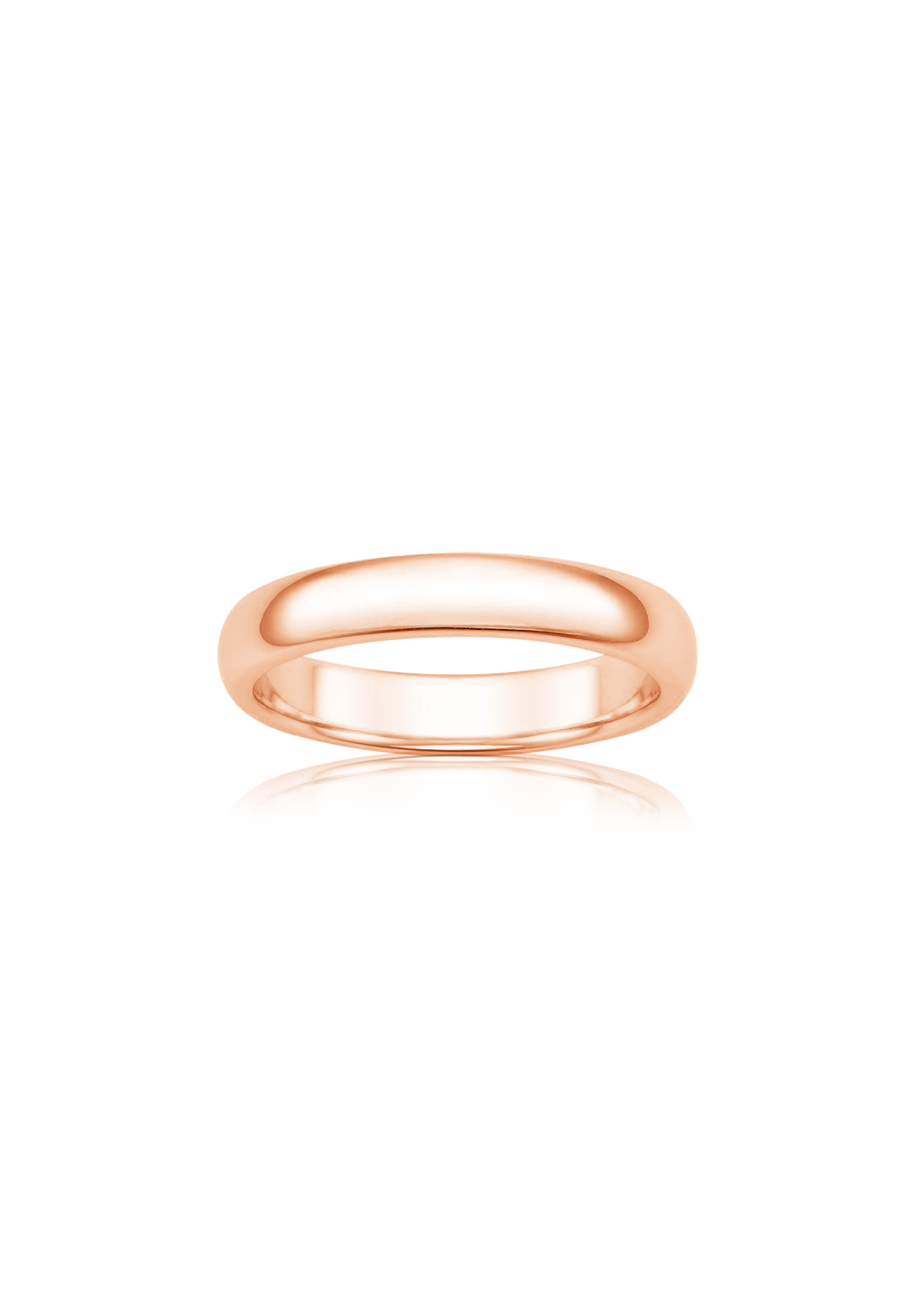 Comfort Solid Gold Ring (4mm) - Fenom & Co.