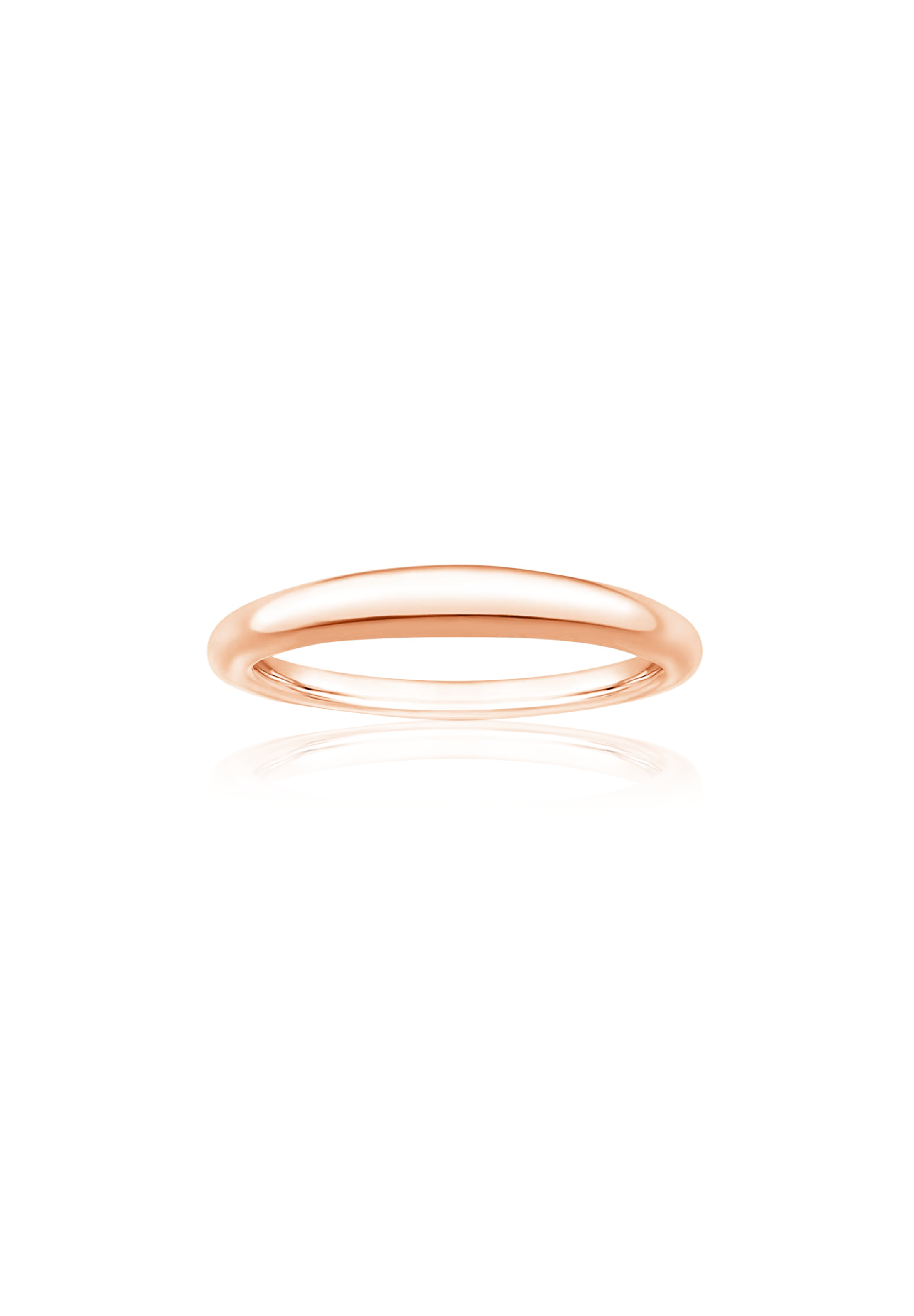 Mini Dome Solid Gold Ring - Fenom & Co.