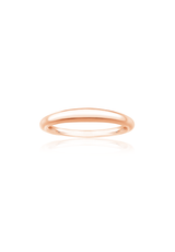 Mini Dome Solid Gold Ring - Fenom & Co.