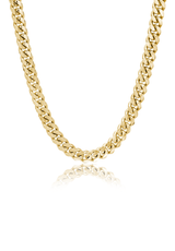 Solid Gold Cuban Link Chain (6mm) - Fenom & Co.